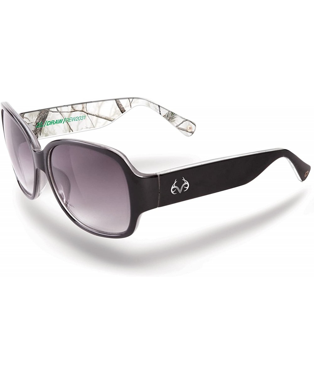 Aviator RealTree Womens Rack Sunglasses - Black/Smoke - CJ182SC7SH5 $26.19