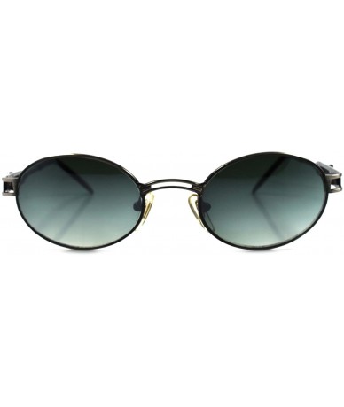 Oval Vintage 50s 60s Urban Indie Hip Hop Swag Fashion Oval Sunglasses - C318024S5QZ $35.12