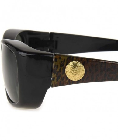 Rectangular Women's Haven-dahlia Rectangular Fits Over Sunglasses - Leopard - CE11FIWR1JZ $56.36