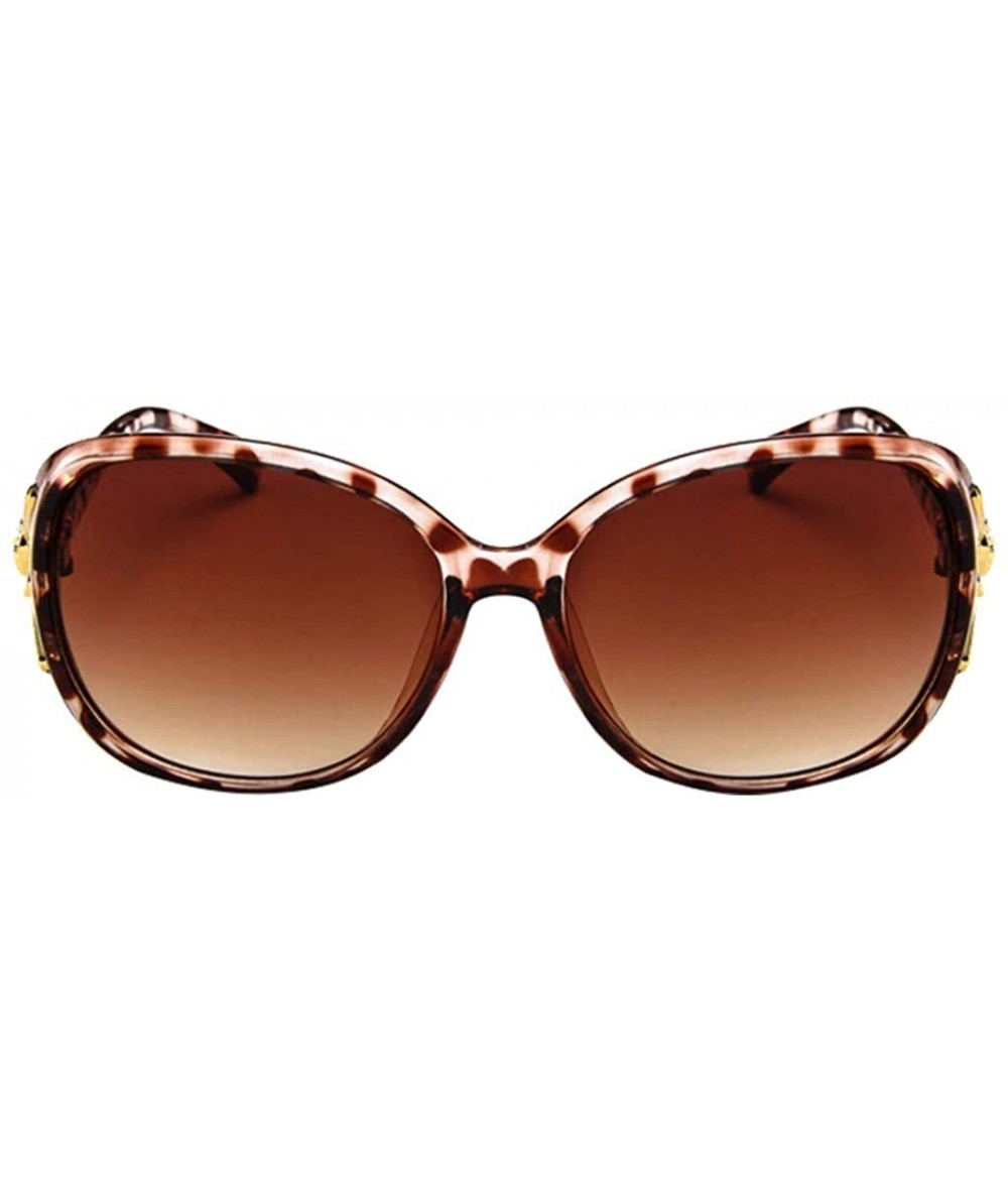 Rimless Unisex adult Polarized Sunglasses Protection Mirrored - Brown - CZ190QA4YKU $18.24