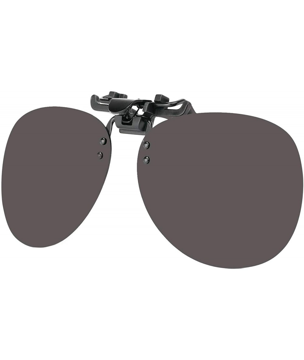 Rimless Clip On- Flip Up- Adjustable Spring Clip on- Driving Lens - CR18WATYTSC $24.11