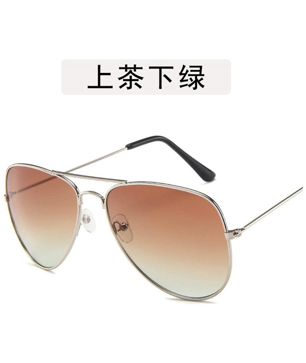 Aviator Retro Classic Vintage Small Round Gradation Sunglasses Men Sun Glasses Women Metal Frame Lens Eyewear UV400 - 8 - CO1...