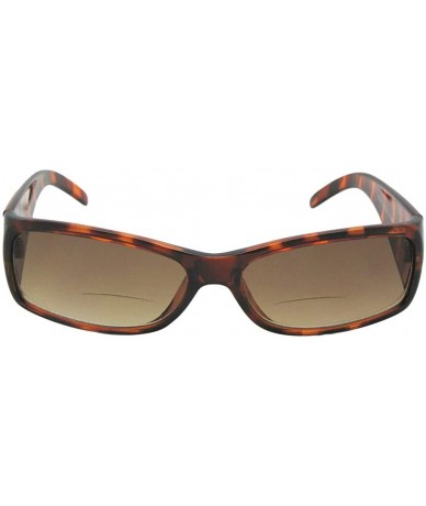 Rectangular Womens Casual Fashion Bifocal Sunglasses B3 - Tortoise Frame Brown Lens - CK1865YU90C $28.01