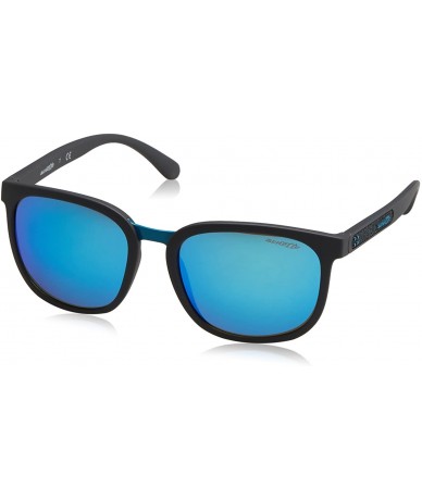 Sport Men's An4238 Tigard Square Sunglasses - Matte Grey/Green Mirror Light Blue - CJ183GOK33G $79.54