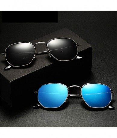 Round Sunglasses Polarized Antiglare Anti ultraviolet Travelling - Silvery - C918WL098M4 $46.95