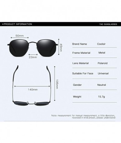 Round Sunglasses Polarized Antiglare Anti ultraviolet Travelling - Silvery - C918WL098M4 $46.95