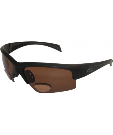 Sport Polarized Bifocal Sunglasses with Matte Black Frames and Brown Lenses - C1119SYCIL5 $27.42