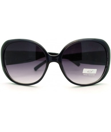 Oversized Designer Fashion Womens Sunglasses Oversized Couture Look - Blue - CX11HC717IZ $19.72