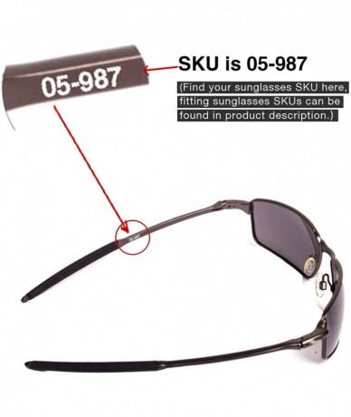 Square Replacement Lenses New Square Wire 3.0-8 Options Available - Purple Coated - Polarized - C8118KL3J47 $35.44