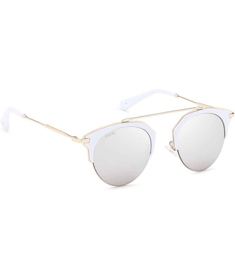 Round Sunglasses for Women - Trendy Round Lens Eyewear for Summer - Island Bisque - CX18DZI4TN5 $91.95