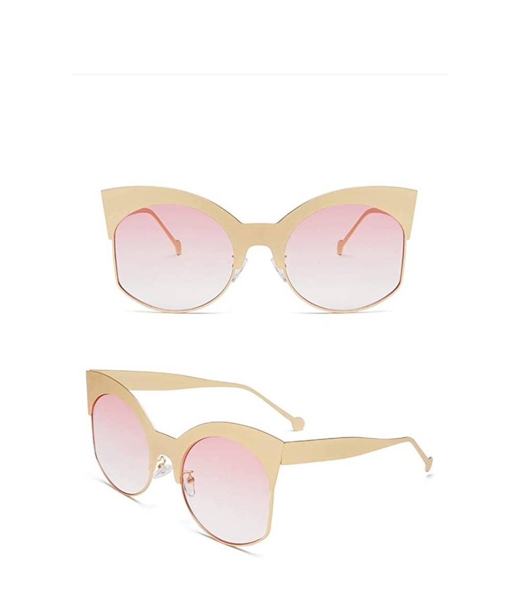 Oversized Oversized Sunglasses for Women Cat Eyes Glasses UV400 Outdoor Sun Protection Mirrored Glasses-- CO18QR7D9SU $26.15