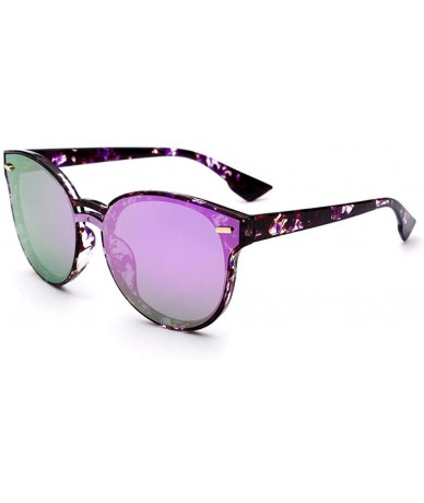 Aviator Polarized Sunglasses Covered Mirror Overall Design Sunglasses - CM18XD6HN9U $85.19