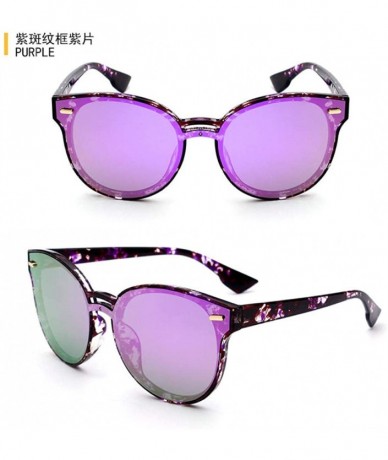 Aviator Polarized Sunglasses Covered Mirror Overall Design Sunglasses - CM18XD6HN9U $85.19