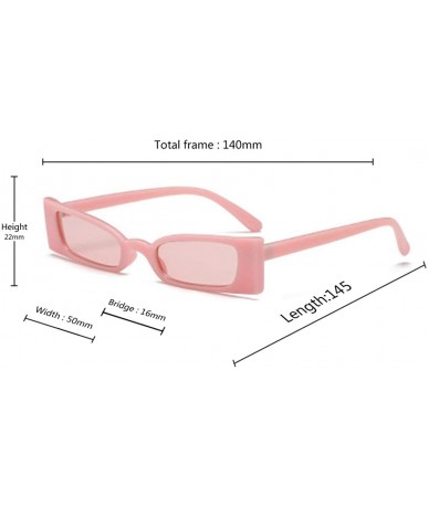 Sport Small frame Men and women Sunglasses Fashion Retro Sunglasses - Pink - CK18LLCQ7R9 $18.51