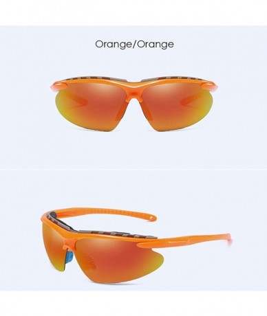 Aviator Polarizing sunglasses for men and women outdoor cycling - B - CB18QCIY56L $54.85