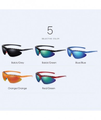 Aviator Polarizing sunglasses for men and women outdoor cycling - B - CB18QCIY56L $54.85