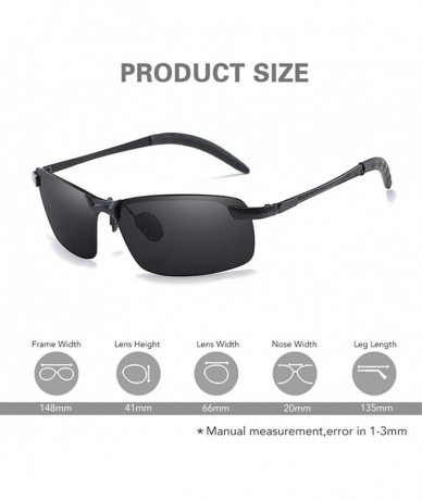 Sport Classic Sunglasses Polarized Driving Protection - CA198UO8D6X $19.26