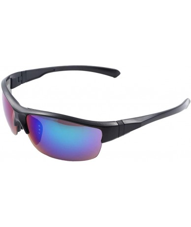 Sport Men Women UV400 Protection Sports Sunglasses Eyeglasses for Driving Fishing Travel Outdoor Sports - E - CG1908OILAX $18.57