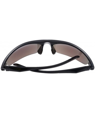 Sport Men Women UV400 Protection Sports Sunglasses Eyeglasses for Driving Fishing Travel Outdoor Sports - E - CG1908OILAX $18.57