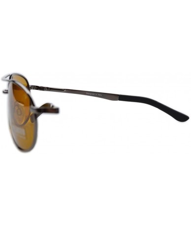 Sport Pilot Spring Hinge Polarized Lens Day/Night Vision Driving Glasses Sunglasses - E025 - CD11P2IW5G9 $17.72