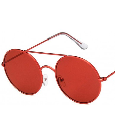 Aviator Sunglasses 2019 New Fashion Metal Round Colorful UV400 Travel Shopping Get 5 - 5 - C418YZW4O3M $16.95