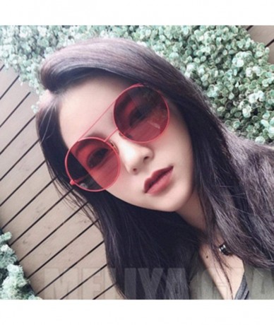 Aviator Sunglasses 2019 New Fashion Metal Round Colorful UV400 Travel Shopping Get 5 - 5 - C418YZW4O3M $16.95