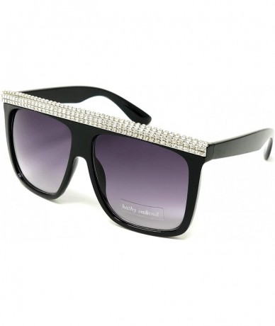 Oval Womens Sunglasses Hard Case 100% UV Protection - See Shape & Color - Black - CF18OMGTIDU $43.61