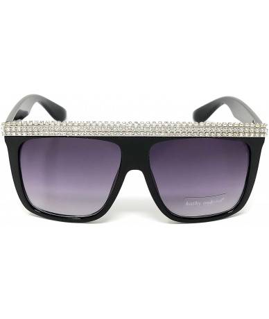 Oval Womens Sunglasses Hard Case 100% UV Protection - See Shape & Color - Black - CF18OMGTIDU $43.61