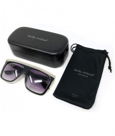 Oval Womens Sunglasses Hard Case 100% UV Protection - See Shape & Color - Black - CF18OMGTIDU $43.61