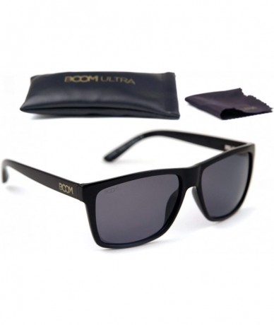 Wayfarer Ultra Premium Polarized Sunglasses by Dimensional Optics - Midnight - CJ18D40A7TY $53.01