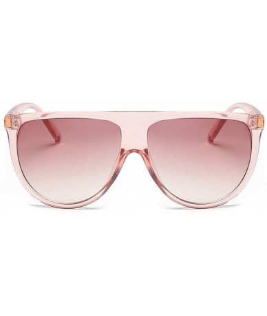 Goggle Women Retro Big Frame Sunglasses Fashion Brand Design Men Goggle UV400 - Pink - C618RCOH6Z9 $22.56