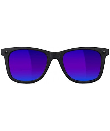 Rectangular Mikemo Premium Polarized Sunglasses 100% UV Protected - Black Out - C418UM2Q9CT $67.77