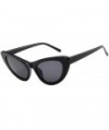 Goggle Women Vintage Shade Glasses Unisex Fashion Cat Eye Sunglasses - D - CI18TO6D2D5 $12.82