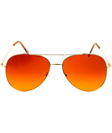 Aviator Classic Metal Frame Aviator UV400 Ultra Blue Blocker - Gold-red - CW18EHI5OS7 $17.41