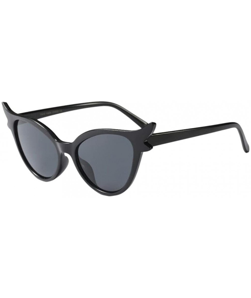 Cat Eye New Arrival! Unisex Retro Vintage Clout Cat Eye Rapper Grunge Sunglasses - CB18DRZWA7E $19.78