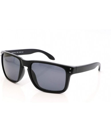 Square Mens Women Pilot Driving Sunglasses UV400 Polarized Casual Fashion Sun Glasses - Mh-gl0063bk - CZ18WEOI5S4 $28.47