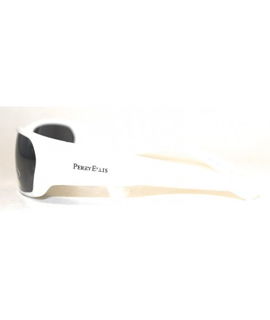 Wrap Sunglasses Unisex White Plastic Wrap - Light Flash Lens PE12 5 - C811DX55SDP $41.80