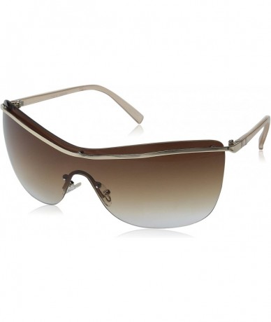 Shield it 067 Classic Shield Metal Fashion Sunglasses - Gold - C812DPQ6GWD $98.71