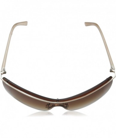 Shield it 067 Classic Shield Metal Fashion Sunglasses - Gold - C812DPQ6GWD $98.71