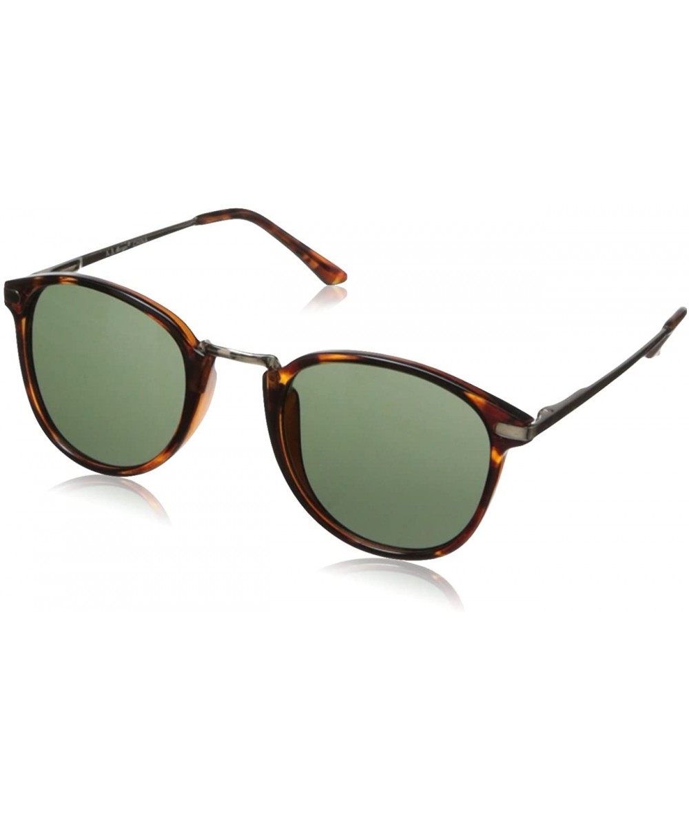 Round Castro Round Sunglasses - Tortoise - C611CKRH24P $24.54