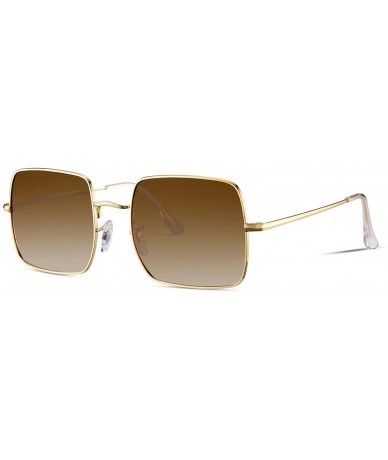 Square Retro Small Square Polarized Sunglasses for Women 2020 Trendy Style MS51920 - CN195T6MZZ3 $25.36