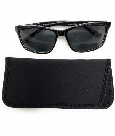 Square Classic Unisex Sunglass Readers Invisible Bifocal Men Women with Eyewear Cases +1.25 - +2.75 - CD19343O8UD $18.23