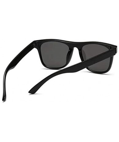 Square Classic Rivet Sunglasses Women Men Square Driving Rimless Sun glasses - Tortoise/Black - CK19842L70K $18.44