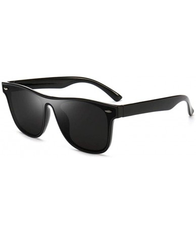 Square Classic Rivet Sunglasses Women Men Square Driving Rimless Sun glasses - Tortoise/Black - CK19842L70K $18.44