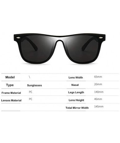 Square Classic Rivet Sunglasses Women Men Square Driving Rimless Sun glasses - Tortoise/Black - CK19842L70K $18.44