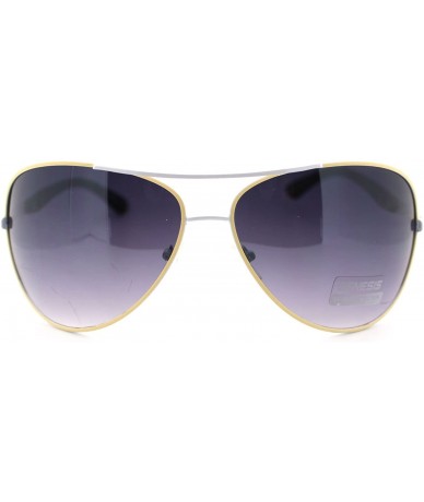 Shield Women's Aviator Sunglasses Oversized Shield Style Aviators - White Cream - CG11P8ZYB7R $19.76