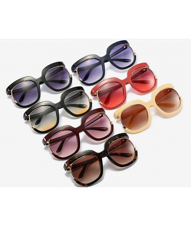 Oversized Luxury oversized sunglasses women vintage brand cat half frame sun glasses men female lady shades new UV400 - CR18T...