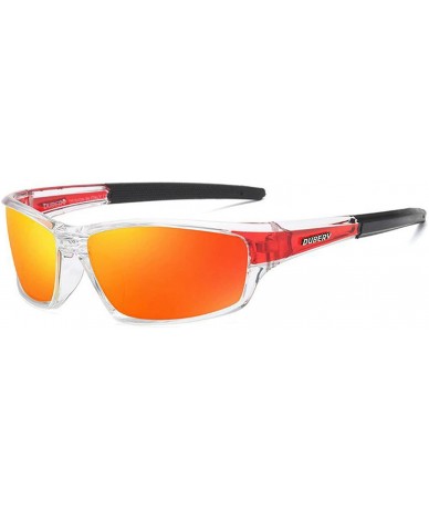 Sport Mens Lightweight Polarized Sunglasses Sport Riding Driving Glasses - Red - C718DXIXG82 $27.35