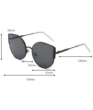 Wrap Metal sunglasses Tinted Eyewear Polarized Sunglasses Man Women Sunglasses - Black - CF18TN7MC4Z $18.73