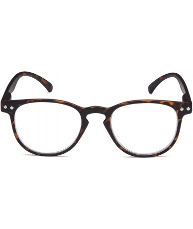 Round Retro Round Reading Glasses Women - Tortoise - CJ18K7NZ2NC $18.13